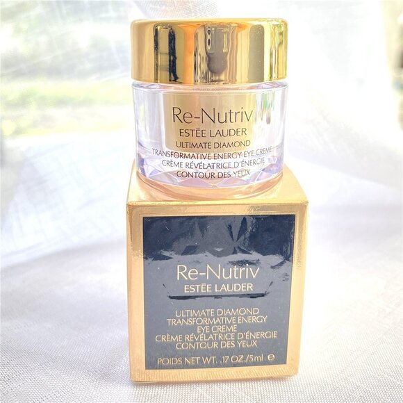 Estee Lauder Re-Nutriv Ultimate Diamond Eye Creme Travel Size $107 Value - Picture 2 of 3